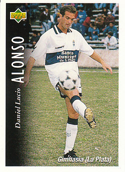 Daniel Lucio Alonso Gimnasia 1995 Upper Deck Futbol Argentina #129